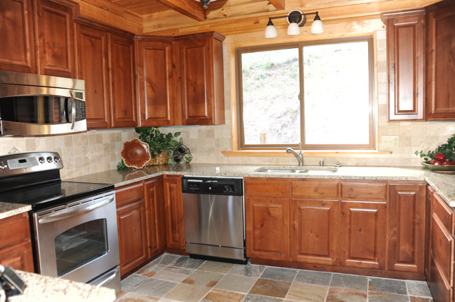 PineCone Cottage Interior Kitchen View